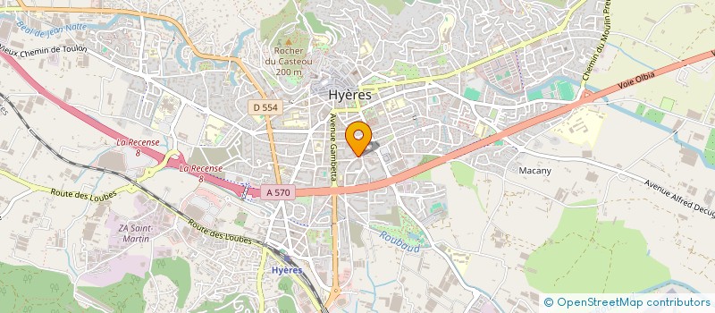 localisation de l'entreprise ANTHEMION à HYERES