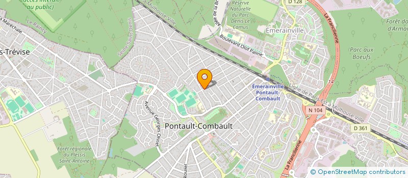 localisation de l'entreprise ANTHEMIS à PONTAULT-COMBAULT