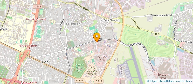 localisation de l'entreprise ANTHEMIS à LYON