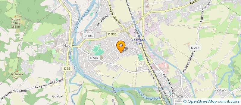 localisation de l'entreprise ANTHEMIS à NAY