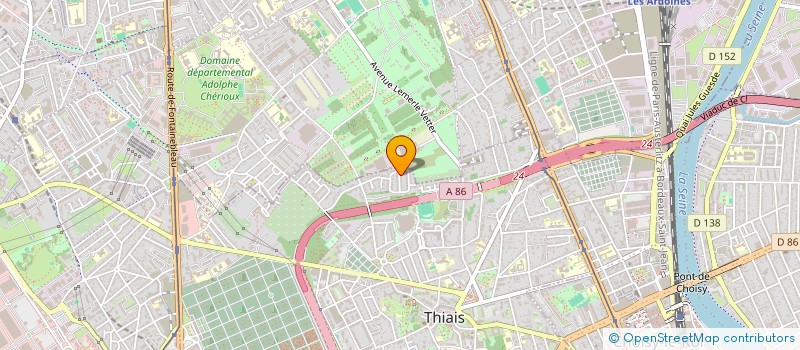 localisation de l'entreprise ANTHEMIS GESTION SERVICES à THIAIS