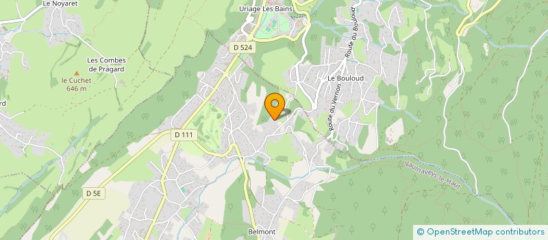 localisation de l'entreprise ANTHEMIS II  VAULNAVEYS-LE-HAUT