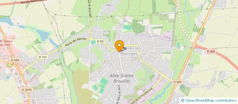 localisation de l'entreprise ANTHEMISE  BOURGES