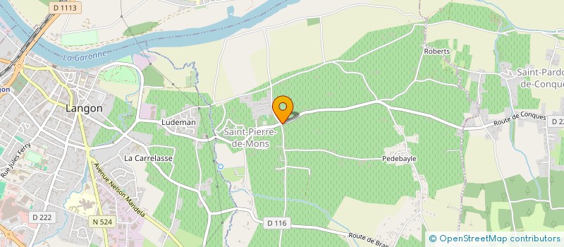 localisation de l'entreprise ANTHENA PRODUCTIONS  SAINT-PIERRE-DE-MONS