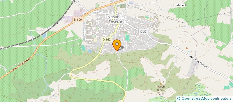 localisation de l'entreprise ANTHENEA  NISSAN-LEZ-ENSERUNE