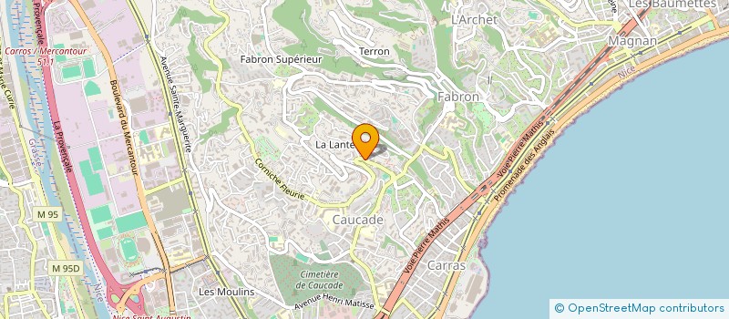 localisation de l'entreprise ANTHEO à NICE