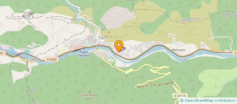 localisation de l'entreprise ANTHEOS  PUGET-THENIERS