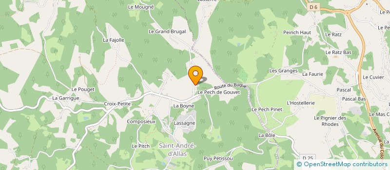 localisation de l'entreprise ANTHEOS SARL à SAINTE-NATHALENE