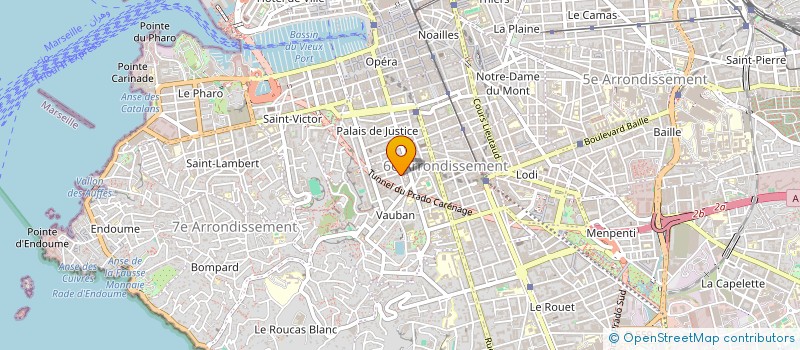 localisation de l'entreprise ANTHERE à MARSEILLE