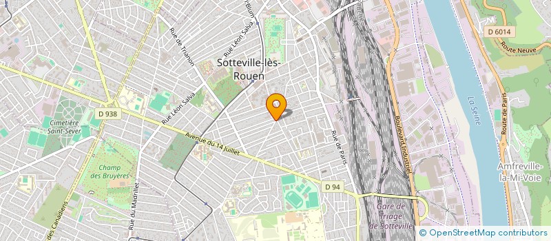 localisation de l'entreprise ANTHERLY  SOTTEVILLE-LES-ROUEN