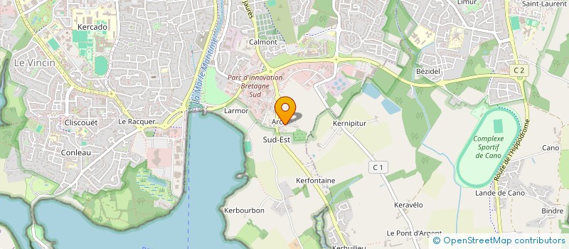 localisation de l'entreprise ANTHESE à VANNES