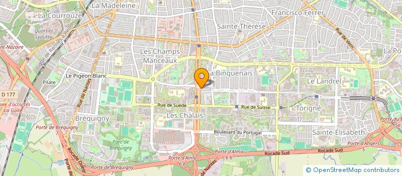 localisation de l'entreprise ANTHESIS  RENNES