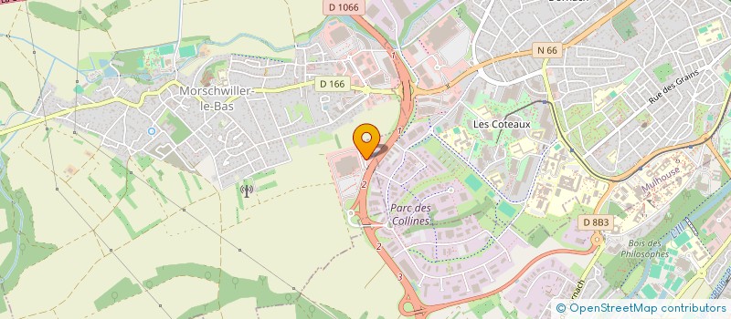 localisation de l'entreprise ANTHEUS PROMOTION à MORSCHWILLER-LE-BAS