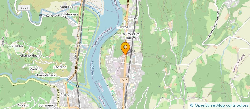 localisation de l'entreprise ANTHEXIS SARL  LAVEYRON