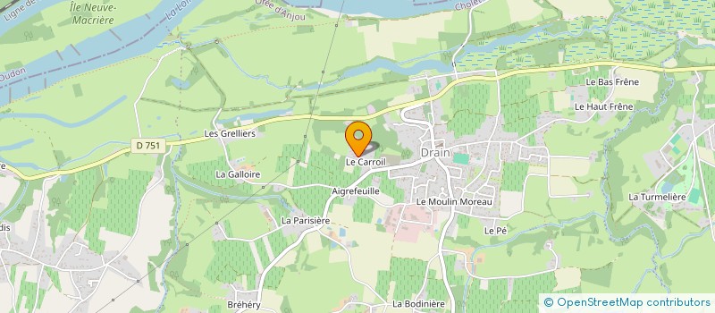 localisation de l'entreprise ANTHIER  OREE-D'ANJOU