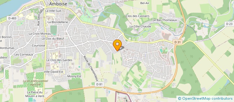 localisation de l'entreprise ANTHIME  AMBOISE