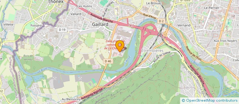 localisation de l'entreprise ANTHIME MOULEY FRANCE SAS à GAILLARD