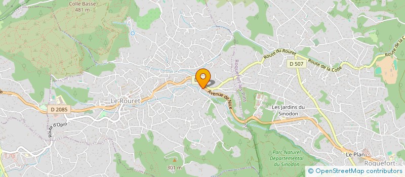 localisation de l'entreprise ANTHIMMO  LE ROURET