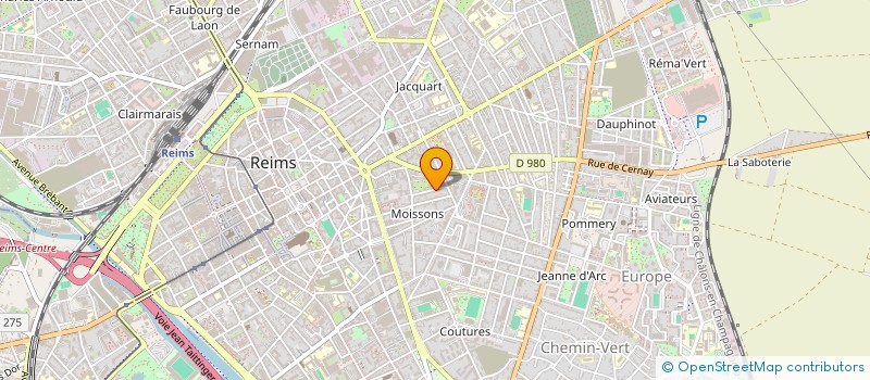 localisation de l'entreprise ANTHINEA  REIMS