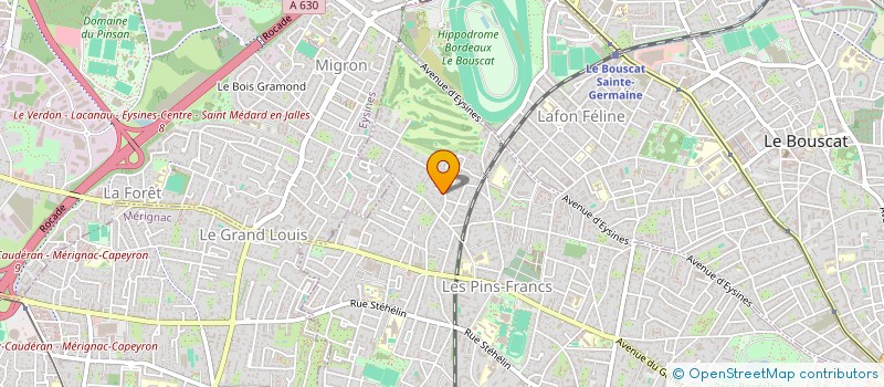 localisation de l'entreprise ANTHINEA à BORDEAUX