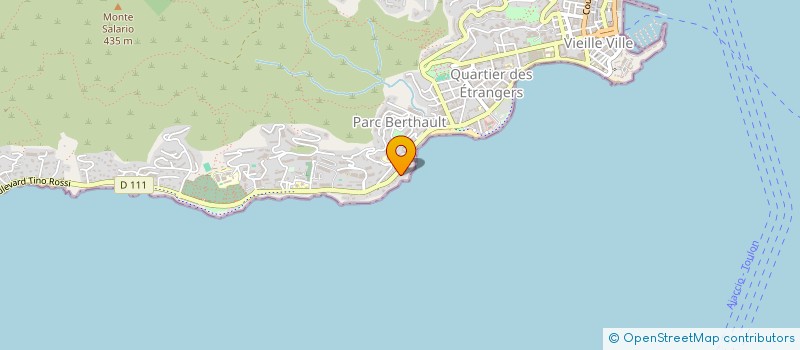 localisation de l'entreprise ANTHINEA PLAGE  AJACCIO