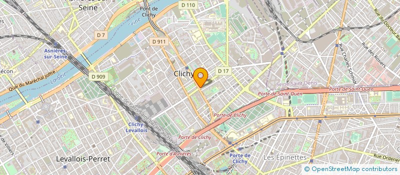 localisation de l'entreprise ANTHIRAAN ALIMENTATION  CLICHY