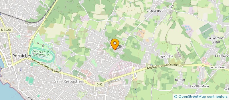 localisation de l'entreprise ANTHIS à PORNICHET