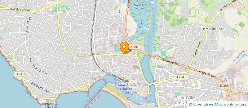 localisation de l'entreprise ANTHO 85  SAINT-GILLES-CROIX-DE-VIE