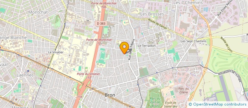 localisation de l'entreprise ANTHO  BRON