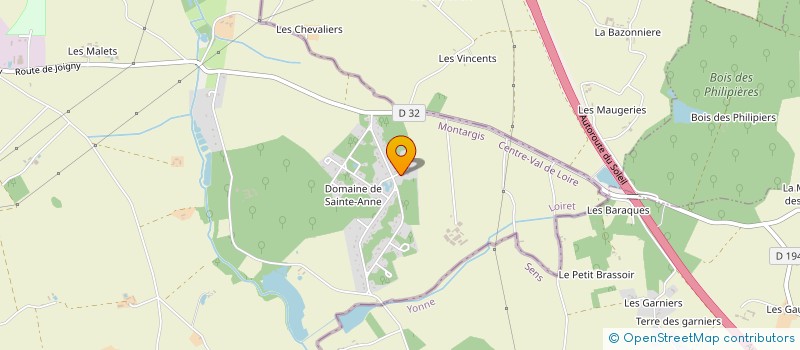 localisation de l'entreprise ANTHO  CHATEAU-RENARD