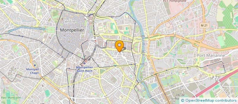 localisation de l'entreprise ANTHO PIZZA à MONTPELLIER