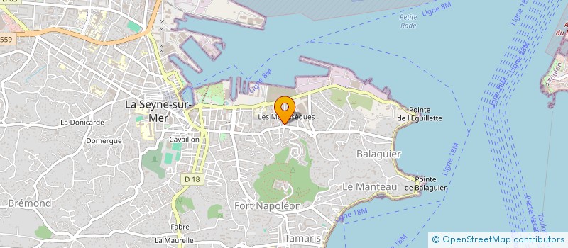 localisation de l'entreprise ANTHO'RENOV à LA SEYNE-SUR-MER