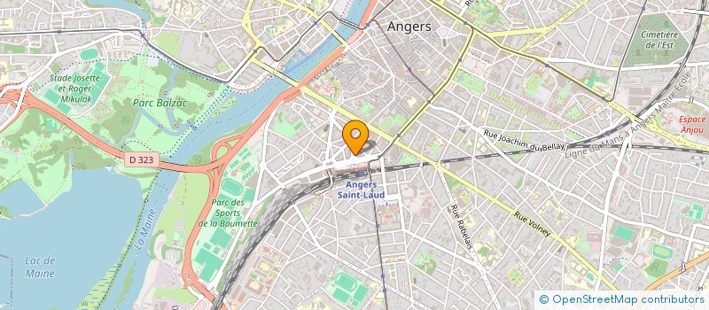 localisation de l'entreprise ANTHOB à ANGERS