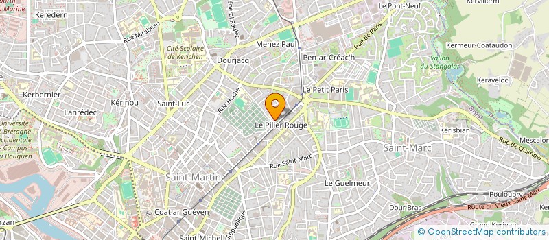 localisation de l'entreprise ANTHOBALU  BREST