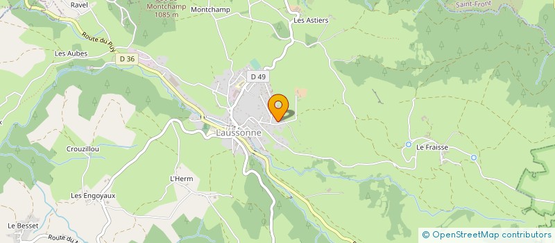 localisation de l'entreprise ANTHOCYANE  LAUSSONNE