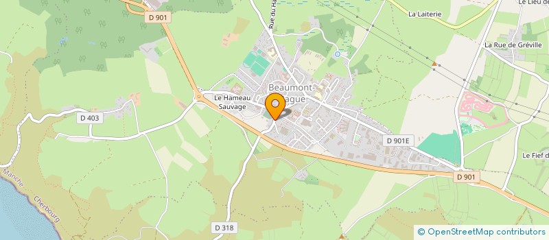 localisation de l'entreprise ANTHOFLO  LA HAGUE