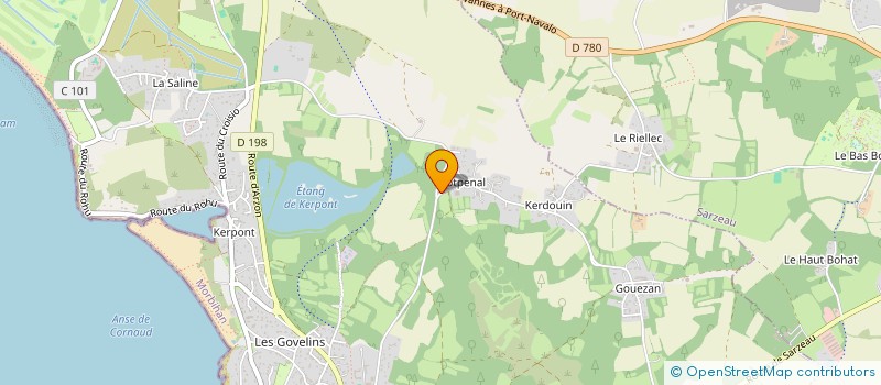 localisation de l'entreprise ANTHOLEO  SAINT-GILDAS-DE-RHUYS