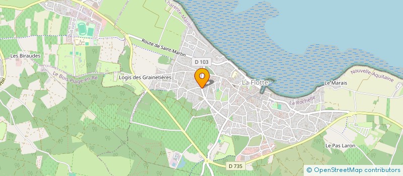 localisation de l'entreprise ANTHOLIA  LA FLOTTE