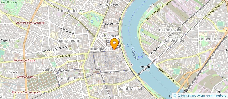localisation de l'entreprise ANTHOLIP 4 à BORDEAUX