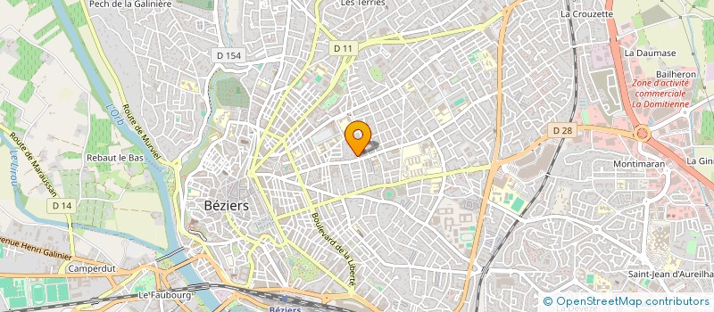 localisation de l'entreprise ANTHOLOGIE CONSEIL à BEZIERS