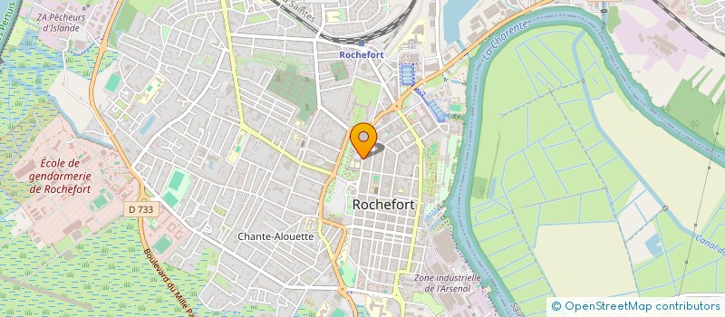 localisation de l'entreprise ANTHOM INGENIERIE  ROCHEFORT