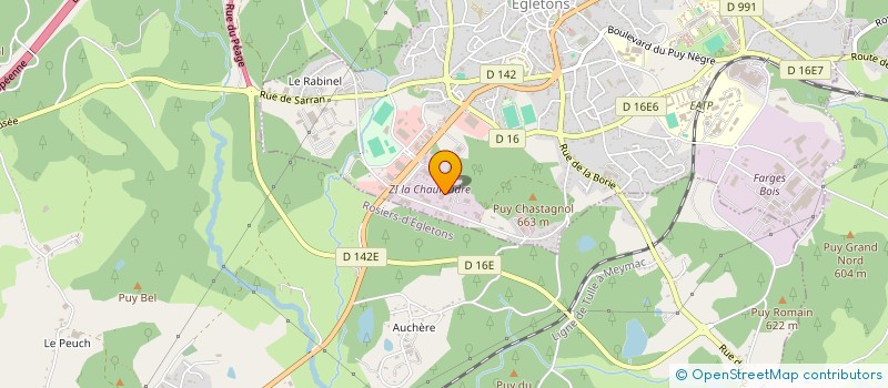 localisation de l'entreprise ANTHONELLY  EGLETONS