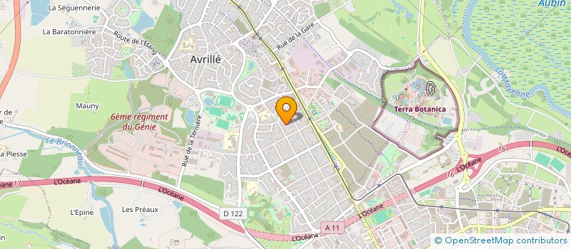 localisation de l'entreprise ANTHONICO  AVRILLE