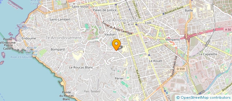 localisation de l'entreprise ANTHONY à MARSEILLE