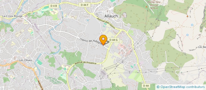 localisation de l'entreprise ANTHONY 7  ALLAUCH