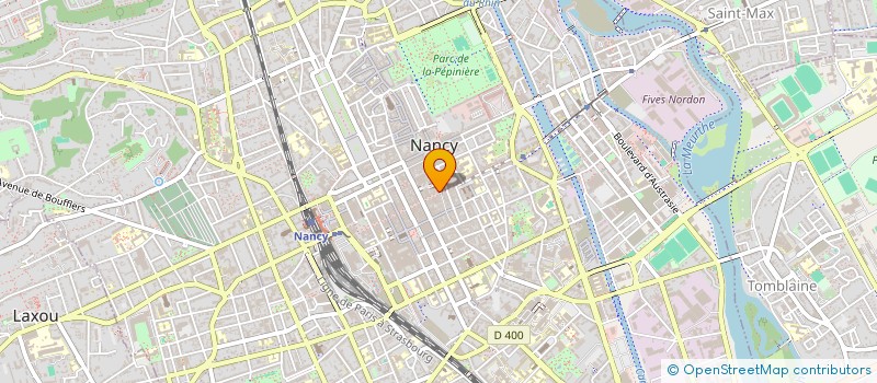 localisation de l'entreprise ANTHONY  NANCY