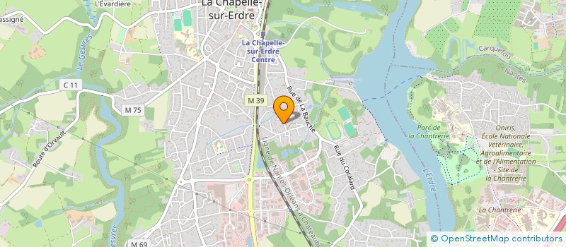 localisation de l'entreprise ANTHONY  CHAPELLE-SUR-ERDRE (LA)