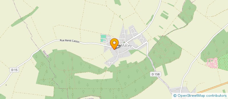 localisation de l'entreprise ANTHONY ARBEZ COURTAGE  MACEY