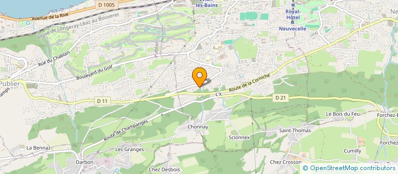 localisation de l'entreprise ANTHONY BASTIAN  SAINT-PAUL-EN-CHABLAIS