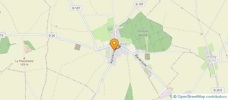 localisation de l'entreprise ANTHONY BUEE  LONGUEVAL